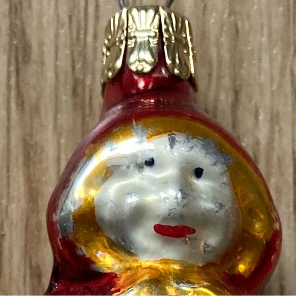 ANTIQUE🎄 Mrs Claus. Beautiful Glass Mrs Claus Christmas Tree Ornament. EUC - Picture 5 of 9